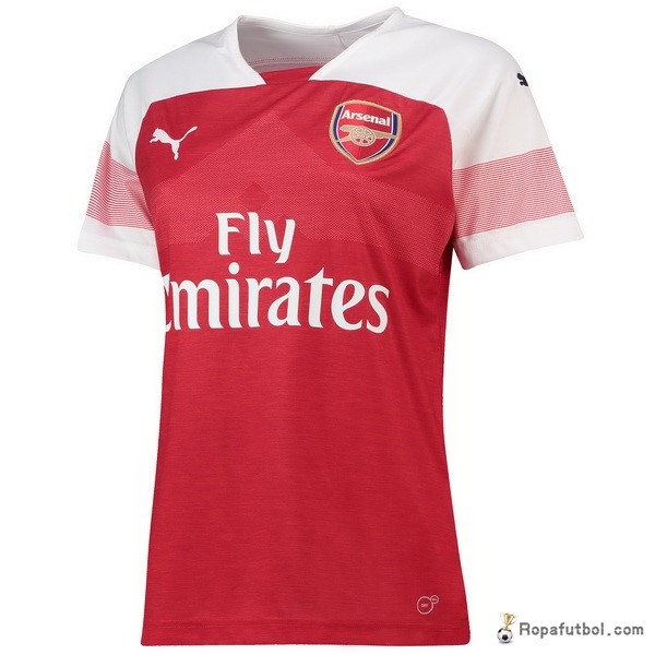 Camiseta Arsenal Replica Primera Ropa Mujer 2018/19 Rojo